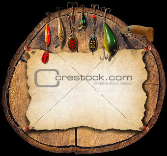 Fishing Tackle Background - Trunk