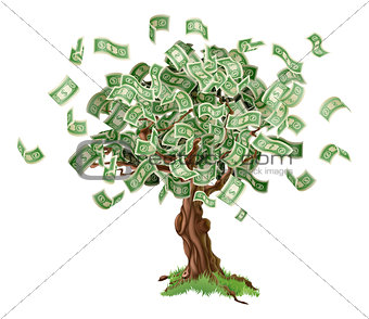 Money savings tree