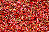 Close up of sun-dried chilli, food ingredient