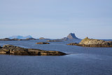 Islets on norwegian coast
