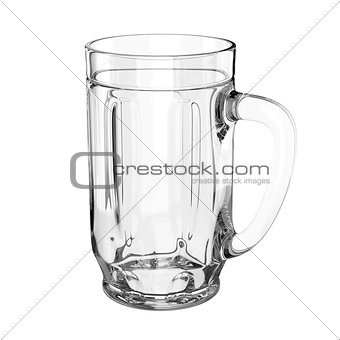 Empty beer mug