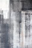 Grey and White Abstract Art Painting