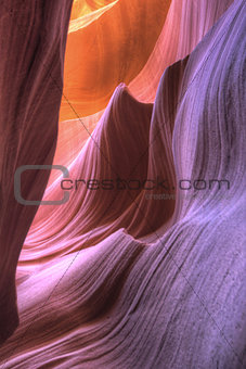 Sandstone wave structure in Antelope Canyon