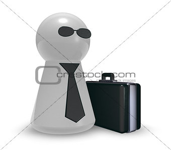 agent with case