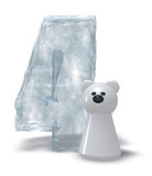 ice number and polar bear