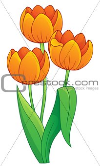 Image with tulip flower theme 1