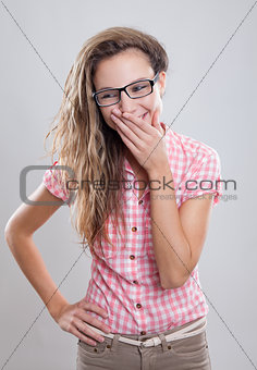 Young woman having a laugh