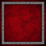 Red Velvet Background - Roses Flowers