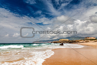 Famous Guincho Beach in Cascais near Lisbon, Portugal