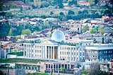 Parliament building in Tbilisi capitol of Georgia
