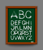 grunge alphabet