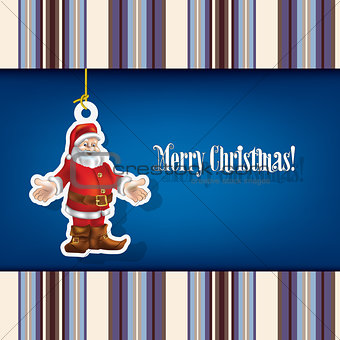Abstract celebration background with Santa Claus