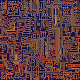 Seamless vector texture - circuit board