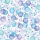 Abstract pattern - bubbles on white