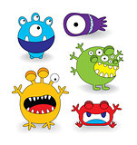 Cute Monster Collection Set