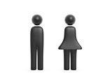 black man and woman symbol