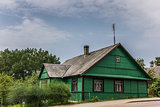 Traditional wooden house in Trakai