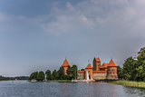 Trakai red brick castle