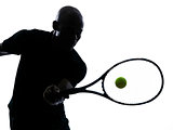 man tennis player forehand