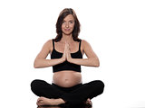 Pregnant Woman Yoga Posture