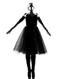 woman ballerina ballet tutu dancer dancing standing  tiptoe pose