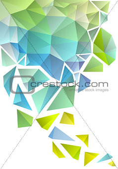 abstract polygon background, vector