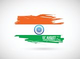 indian flag. independence day design