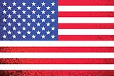 USA. grunge American flag illustration
