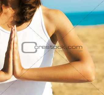 Yoga Hands Close Up
