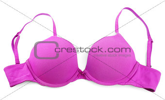 Purple female bra