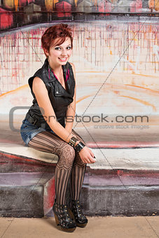 Cute Red Haired Woman