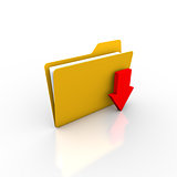 download or saving files into folder