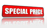 special price in red banner
