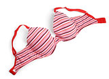 Red striped bra