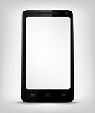 Smartphone with white screen