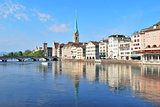 Zurich in the  morning