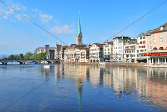Zurich in the  morning