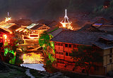 Zhaoxing Town, Liping County, Guizhou, China. Zhaoxing Dong Vill