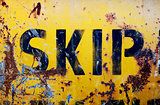 Rusty yellow skip