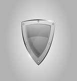 Vector glass security shield