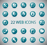 Shine glossy computer icon vector illustration