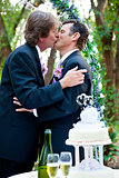 Gay Wedding - Romantic Kiss