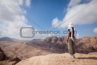 Hiking in Petra