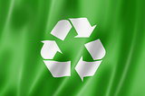 recycling symbol flag