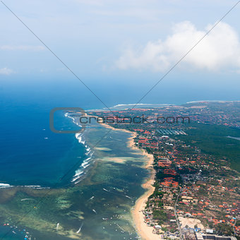 Aerial view on Bali