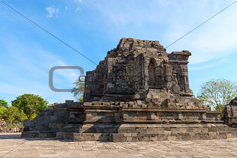 Ruins of Candi Lumbung buddhist temple, Indonesia