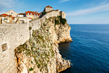 City of Dubrovnik and  its Defensive Wall in Dalmatia, Croatia