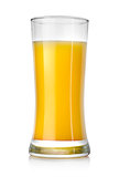 Juicy orange juice in a big glass