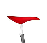 Bicycle seat in red design