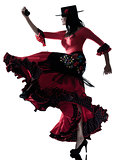 woman gipsy flamenco dancing dancer
